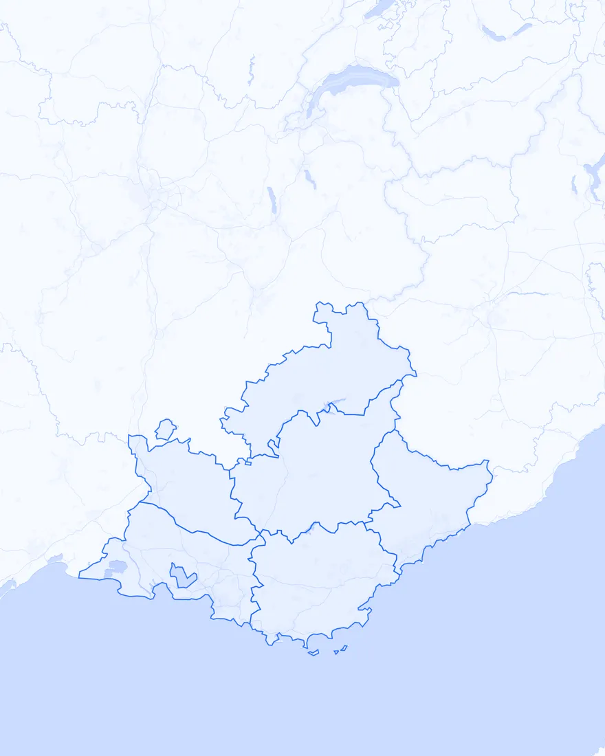 Carte des entreprises à reprendre par département Provence-Alpes-Côte d'Azur