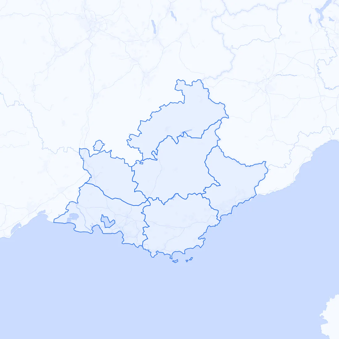 Carte des entreprises à reprendre par département Provence-Alpes-Côte d'Azur